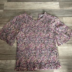 Multi color floral Abercrombie top